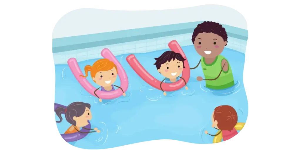 Public swimming lessons in Hanoi